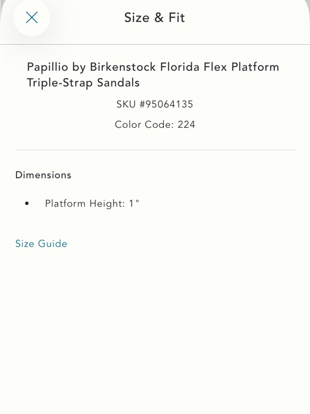 Birkenstock Papillio Florida Three-Strap Platform Sandal NWT - Picture 5 of 8